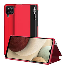 Handytasche Stand Schutzhülle Flip Leder Hülle ZL2 für Samsung Galaxy M12 Rot