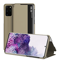 Handytasche Stand Schutzhülle Flip Leder Hülle ZL2 für Samsung Galaxy S20 Plus 5G Gold