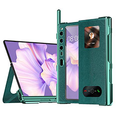 Handytasche Stand Schutzhülle Flip Leder Hülle ZL4 für Huawei Mate Xs 2 Grün