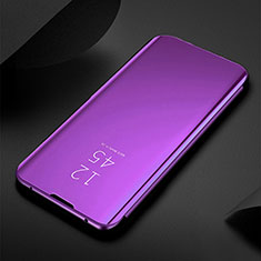 Handytasche Stand Schutzhülle Flip Leder Rahmen Spiegel Tasche für Xiaomi Mi 12 Pro 5G Violett