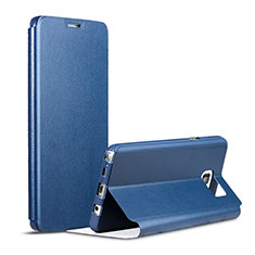 Handytasche Stand Schutzhülle Leder für Samsung Galaxy Note 5 N9200 N920 N920F Blau