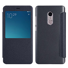 Handytasche Stand Schutzhülle Leder für Xiaomi Redmi Note 4X High Edition Schwarz