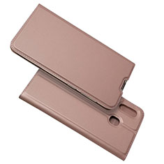 Handytasche Stand Schutzhülle Leder Hülle für Samsung Galaxy A30 Rosegold