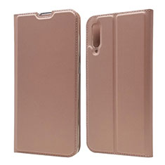 Handytasche Stand Schutzhülle Leder Hülle für Samsung Galaxy A90 5G Rosegold