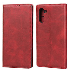 Handytasche Stand Schutzhülle Leder Hülle für Samsung Galaxy Note 10 5G Rot