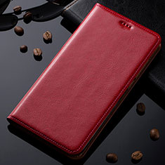 Handytasche Stand Schutzhülle Leder Hülle für Samsung Galaxy Note 10 Lite Rot