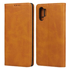 Handytasche Stand Schutzhülle Leder Hülle für Samsung Galaxy Note 10 Plus Orange