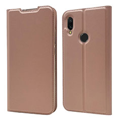 Handytasche Stand Schutzhülle Leder Hülle für Xiaomi Redmi 7 Rosegold