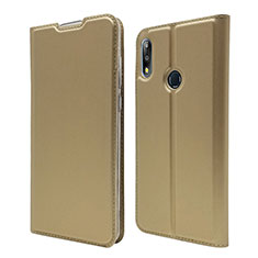 Handytasche Stand Schutzhülle Leder Hülle L01 für Asus Zenfone Max Pro M2 ZB631KL Gold