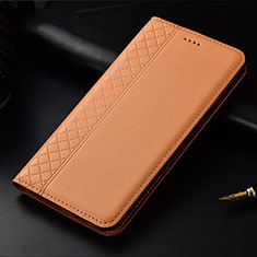 Handytasche Stand Schutzhülle Leder Hülle L01 für Oppo Find X2 Orange