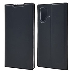 Handytasche Stand Schutzhülle Leder Hülle L01 für Samsung Galaxy Note 10 Plus 5G Schwarz