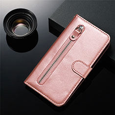 Handytasche Stand Schutzhülle Leder Hülle L01 für Samsung Galaxy S20 Plus Rosegold