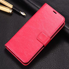 Handytasche Stand Schutzhülle Leder Hülle L01 für Xiaomi Redmi 8 Rot