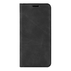 Handytasche Stand Schutzhülle Leder Hülle L02 für Huawei P40 Schwarz