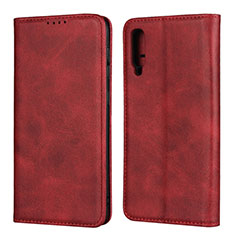 Handytasche Stand Schutzhülle Leder Hülle L02 für Samsung Galaxy A50S Rot