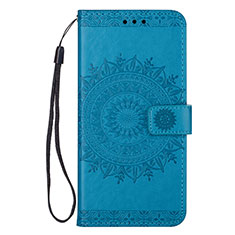 Handytasche Stand Schutzhülle Leder Hülle L02 für Samsung Galaxy S20 Blau