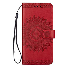 Handytasche Stand Schutzhülle Leder Hülle L02 für Samsung Galaxy S20 Rot