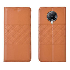 Handytasche Stand Schutzhülle Leder Hülle L02 für Xiaomi Redmi K30 Pro Zoom Orange