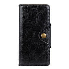 Handytasche Stand Schutzhülle Leder Hülle L03 für Asus Zenfone 5 Lite ZC600KL Schwarz