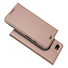 Handytasche Stand Schutzhülle Leder Hülle L03 für Google Pixel 3 XL Rosegold