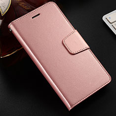 Handytasche Stand Schutzhülle Leder Hülle L03 für Huawei Honor V10 Lite Rosegold