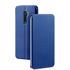 Handytasche Stand Schutzhülle Leder Hülle L03 für Oppo Reno2 Blau