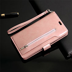 Handytasche Stand Schutzhülle Leder Hülle L03 für Samsung Galaxy S20 Plus 5G Rosegold