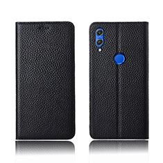 Handytasche Stand Schutzhülle Leder Hülle L04 für Huawei Honor V10 Lite Schwarz