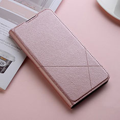 Handytasche Stand Schutzhülle Leder Hülle L04 für Huawei Nova 4e Rosegold