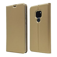 Handytasche Stand Schutzhülle Leder Hülle L05 für Huawei Mate 20 Gold