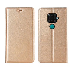 Handytasche Stand Schutzhülle Leder Hülle L05 für Huawei Nova 5z Gold