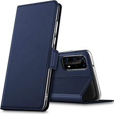 Handytasche Stand Schutzhülle Leder Hülle L05 für Huawei P40 Pro+ Plus Blau