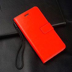 Handytasche Stand Schutzhülle Leder Hülle L05 für Realme XT Rot