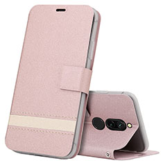 Handytasche Stand Schutzhülle Leder Hülle L06 für Xiaomi Redmi 8 Rosegold