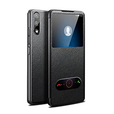 Handytasche Stand Schutzhülle Leder Hülle L07 für Huawei P Smart Z (2019) Schwarz