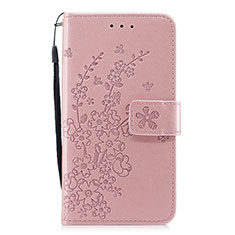 Handytasche Stand Schutzhülle Leder Hülle L07 für Huawei P30 Rosa