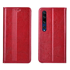 Handytasche Stand Schutzhülle Leder Hülle L07 für Xiaomi Mi 10 Rot