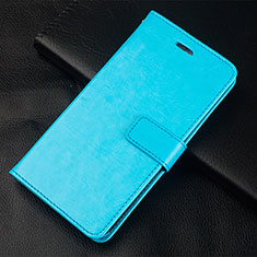 Handytasche Stand Schutzhülle Leder Hülle L08 für Huawei Honor 10 Lite Hellblau