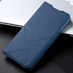 Handytasche Stand Schutzhülle Leder Hülle L08 für Xiaomi Redmi 8 Blau