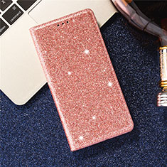 Handytasche Stand Schutzhülle Leder Hülle L09 für Samsung Galaxy S20 Plus 5G Rosegold