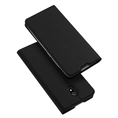 Handytasche Stand Schutzhülle Leder Hülle L09 für Xiaomi Redmi 8A Schwarz