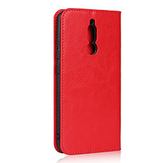 Handytasche Stand Schutzhülle Leder Hülle L11 für Xiaomi Redmi 8 Rot