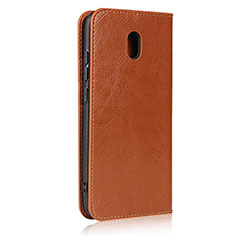 Handytasche Stand Schutzhülle Leder Hülle L11 für Xiaomi Redmi 8A Orange