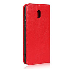 Handytasche Stand Schutzhülle Leder Hülle L11 für Xiaomi Redmi 8A Rot