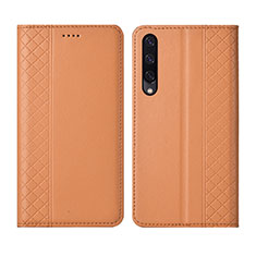 Handytasche Stand Schutzhülle Leder Hülle L12 für Huawei P Smart Pro (2019) Orange