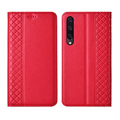 Handytasche Stand Schutzhülle Leder Hülle L12 für Huawei P Smart Pro (2019) Rot