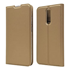 Handytasche Stand Schutzhülle Leder Hülle L14 für Xiaomi Redmi 8 Gold