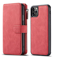 Handytasche Stand Schutzhülle Leder Hülle T01 für Apple iPhone 11 Pro Max Rot