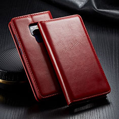 Handytasche Stand Schutzhülle Leder Hülle T01 für Huawei Mate 20 Rot