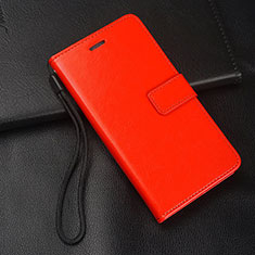 Handytasche Stand Schutzhülle Leder Hülle T01 für Samsung Galaxy A90 5G Rot